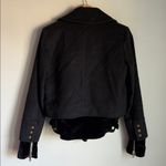 Veronica Beard Yara Velvet Hem Pea Coat 0 Photo 2