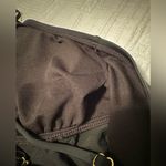 Apt. 9  Tankini - swim top - black with multi color floral embroidery - Medium Photo 6