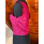 Free People  Intimately Pink Lace Bralette Crop Top NWOT sz L Photo 3