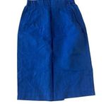 Jennifer Eden Ramie Blend Skirt Blue Size 6 Photo 0