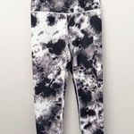 AQUA  ATHLETIC | White Gray Black Tie Dye High Waist Leggings Soft Silky | XS Photo 2