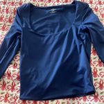 Square neck top Blue Photo 0