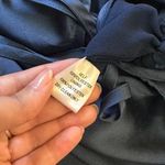 Dark Blue Satin Romper Photo 4