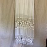 American Rag White Spaghetti Strap Maxi Dress with Lace Detail Photo 2