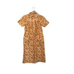 Vintage Mumu Sears House Dress womens small Orange Photo 6