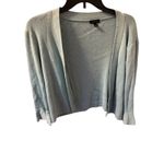 Talbots Crisp Tulip Sleeveless Fit Flare Dress Stripe 14 W/ Blue Sweater Size L Photo 5