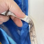 Vtg Y2K Beaded Gown Dress Sz 11/12 Fairycore Mesh Dreamy Ethereal Mermaidcore Blue Photo 8