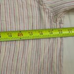 Brooks Brothers Irish Linen Striped Button Up Blouse Shirt Womens Size 12 Preppy Photo 5