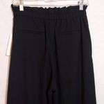 Uniqlo Navy Blue High waisted Gathered Wide Leg Pants Casual Simple Size M Photo 4