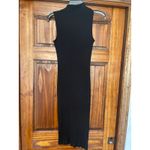 Amour Vert  mock neck ribbed bodycon midi dress M Photo 3