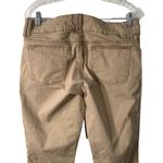 Gap  Womens Pants Size 33" Beige Low Rise Cropped Stretch Straight Leg Casual Photo 5
