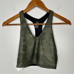 prAna Black Camo Crop Top Bra Womens XS Athletic Activewear Workout Gym Sporty Photo 5