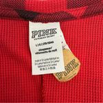 PINK - Victoria's Secret PINK Victoria’s Secret Thermal Sleep Onesie Buffalo Check Plaid Red Black Photo 7