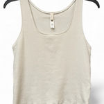 SKIMS Stretch Ribbed Cotton Tank Bone Size 4X Stretch Basics Top Photo 0