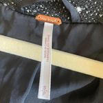 Free People Ladies  Womens Black Combo Lined Fringe Tweed Wrap Coat - Sz S Photo 12