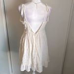 Forever 21  Women’s Tie Front Keyhole V-Neckline Tiered Skirt Crepe Sundress Photo 6