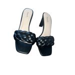 Qupid ✨Quipid Block Heel Braided Black Sz 10 Sandals✨ Photo 1
