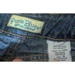 Paris Blues Y2K Vintage Low Rise Micro Mini Denim Jean Shorts Coquette Size 9 Photo 1