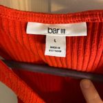 Bar III One Sleeve Cropped Shirt Photo 2