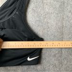 Nike Dri Fit Women Size Medium Black athletic Sports Bra Mesh Photo 1