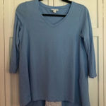 SALE J.jill blue eyelet shirt size xs Photo 0