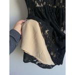 Ali & Jay  Women’s Black‎ Nude Mini Lace Babydoll Sleeveless Short Dress Size S Photo 3