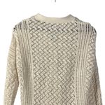 Reiss ‎ Open Knit Cardigan Women's XS Cream Linen Cotton Blend Button Front Chic Photo 14
