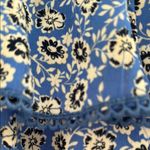 Joy Joy Blue and White Flutter Sleeve Sundress Photo 2