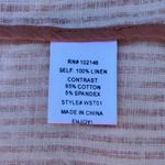 Michael Stars  Women’s Striped 3/4 Sleeve Linen Blazer w Pockets Size M Photo 6