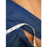 Lands' End Lands’ End blue cotton button front blouse 14 Photo 7