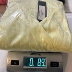 NWT Krisa Puff Sleeve Wrap Top Daisy Yellow Snake Print V Neck Size Medium Photo 13