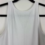 Athleta  Pura Tank Top Seamless Women’s Size Large White Stretch Workout Active Photo 6