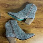Betsey Johnson Betsey‎ Johnson Diva Rhinestone Western Boots Size 5 Ankle Sparkle Wedding NEW Photo 4