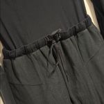 Free People Make It Count Harem Onesie Black Size Large Apres Ski fleece black Photo 4