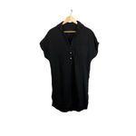 Frank & Eileen  Grayson The Artist Short Sleeve Linen Dress in Black Size 1 (XS) Photo 1