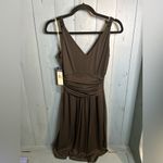 CHAPS Black Beaded/Mesh Sleeveless Midi Dress | Size 6 (New) Photo 4