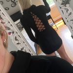 Black Turtleneck Dress Size M Photo 1