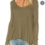 Free People  Green High Low Malibu Flowy Thermal Photo 0