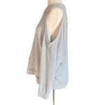 Ten Sixty Sherman  Distressed Cold Shoulder Sweatshirt Photo 5