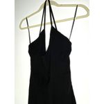 Free People  Intimately Black Strappy Stretchy Bodycon Mini Dress Night Out Sz S Photo 1