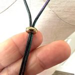 Iridescent multi strand lariat necklace Photo 2