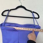 House Of CB HOUSE OF CB 'Imogen' Periwinkle Satin Corset Midi Dress NWOT size M Photo 9