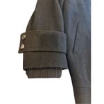 Kenneth Cole Black Wool Blend Hooded Zipper Winter Coat Jacket size 12 Photo 7