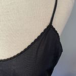 Vassarette VTG Black Slip Dress Sz 38 Sexy Y2K 90s Whimsigoth Feminine Romantic Photo 2