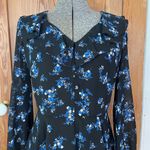Karl Lagerfeld Paris Long Sleeve Floral Ruffle Hem Tiered Mini Dress - Sz 4 Photo 5