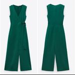 ZARA NEW Satin Effect Sleeveless Jumpsuit Photo 3