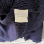 Boden Ruffle Trim Navy Blue Button Front Cardigan Sweater Size 10 Photo 4