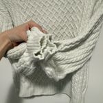 Cyrus  Cream Cable Knit Turtleneck Sweater Photo 3