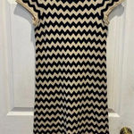 Lilly Pulitzer ‎ Santana Dazzle Stripe Sweater Dress Size Navy And Beige Large Photo 0