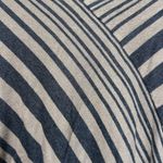 Ny Collection Women's Gray/Tan Asymmetrical Striped Tunic Top Sweater Sz Small Artsy Lagenlook Photo 2